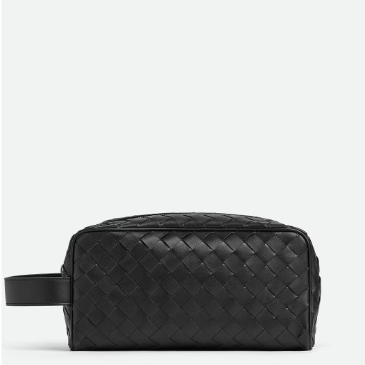 ★보테가베네타 남성 인트레치아토 여행용 파우치 - Bottega Veneta Mens Black Pouch - bvb1599x