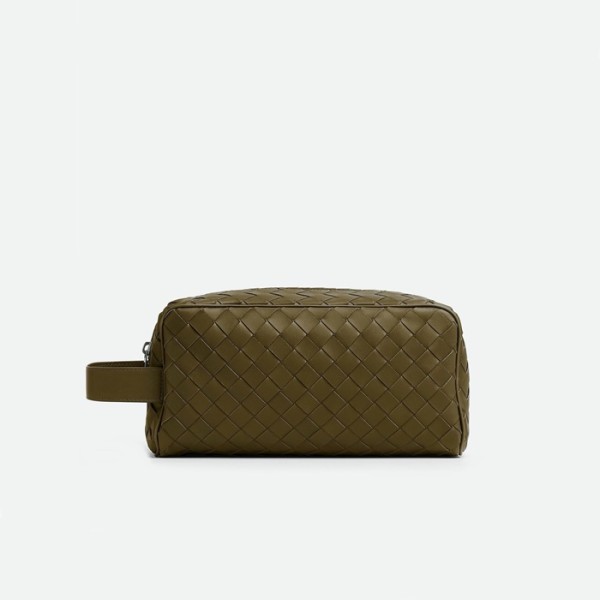 ❤보테가베네타 남성 카키 파우치 - Bottega Veneta Mens Khaki Pouch - bvb1600x