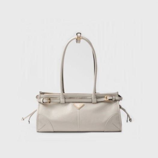 ❤프라다 여성 화이트 럭스 소프트 백 - Prada Womens White LuxSoft Bag - prb1604x
