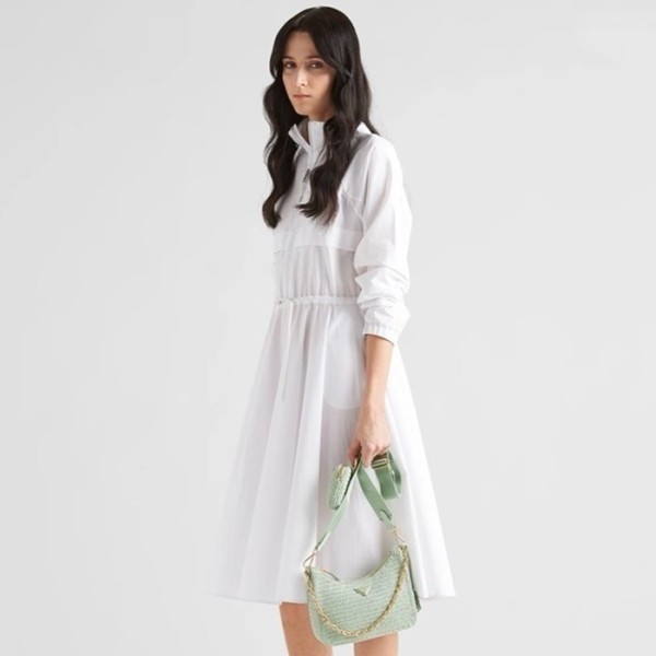 ❤프라다 여성 민트 라탄 백 - Prada Womens Mint Cross Bag - prb1606x