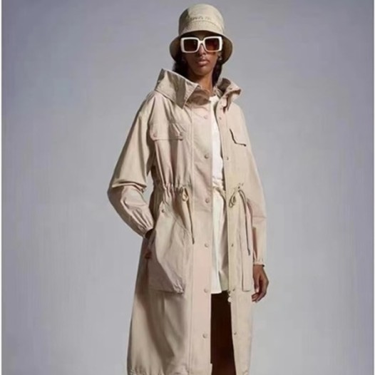 ❤몽클레어 여성 베이지 롱 자켓 - Moncler Womens Beige Long Jackets - moc476x