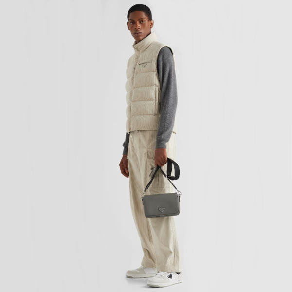 ❤프라다 남성 그레이 메신저 백 - Prada Mens Gray Cross Bag - prb1613x