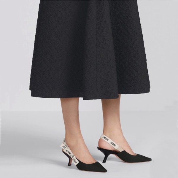 ❤디올 여성 JADIOR 슬링백 펌프스 - Dior Womens Black Pumps - dis574x