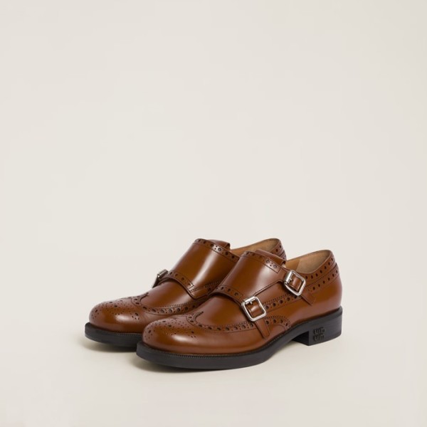 ❤미우미우 여성 브라운 로퍼 - Miumiu Womens Brown Loafer - mis578x