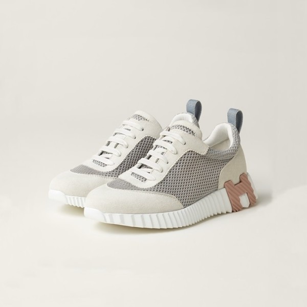 ❤에르메스 여성 그레이 바운싱 - Hermes Womens Gray Sneakers - hes582x