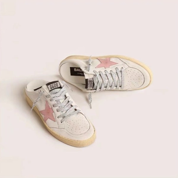 ❤골든구스 여성 핑크 스타 스니커즈 - Golden Goose Womens Ballstar Sneakers - gos597x