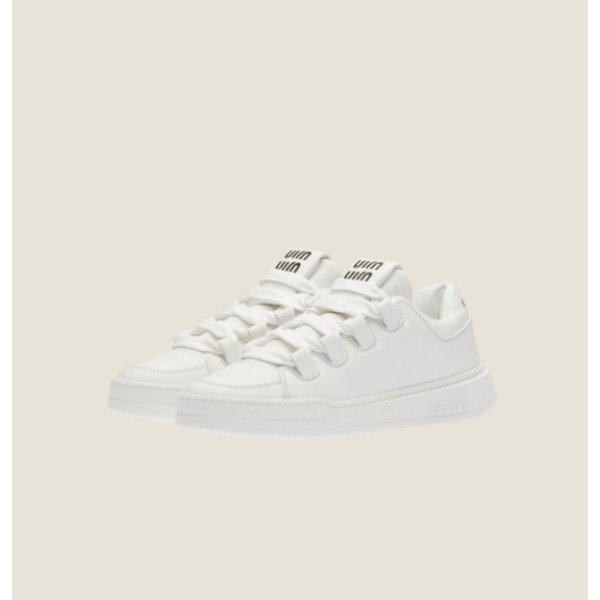 ❤미우미우 여성 화이트 스니커즈 - Miumiu Womens White Sneakers - mis598x
