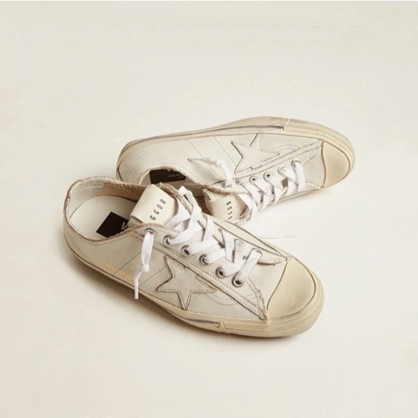 ❤골든구스 여성 아이보리 스타 스니커즈 - Golden Goose Womens Vstar2 Sneakers - gos608x