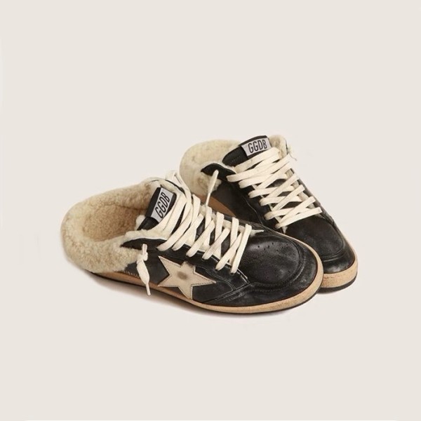❤골든구스 여성 블랙 스타 스니커즈 - Golden Goose Womens Ballstar Sneakers - gos611x