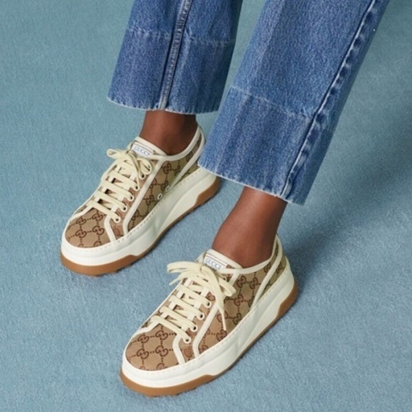 ❤매장판 구찌 여성 베이지 스니커즈 - Gucci Womens Beige Sneakers - gus627x