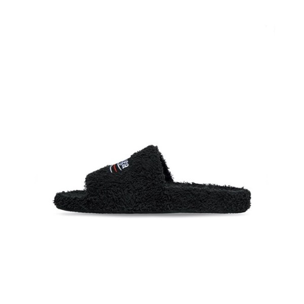 ❤발렌시아가 남/녀 블랙 슬리퍼 - Balenciaga Unisex Black Slippers - bas632x