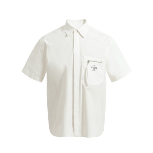 ❤펜디 남성 화이트 반팔 셔츠 - Fendi Mens White Tshirts - fec534x