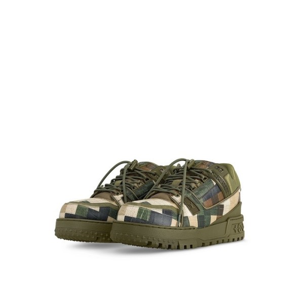 ❤루이비통 남성 그린 스니커즈 - Louis vuitton Mens Green Sneakers - lvs638x