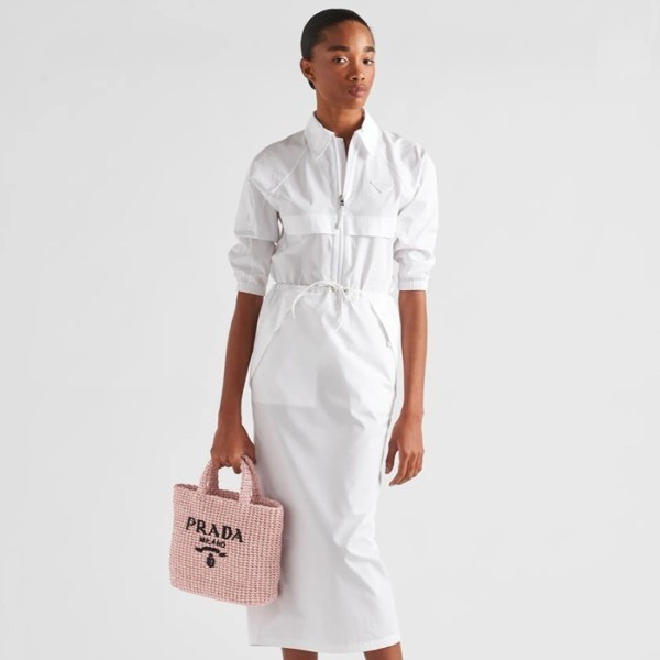 ❤프라다 여성 핑크 라탄백 - Prada Womens Pink Tote Bag - prb1665x