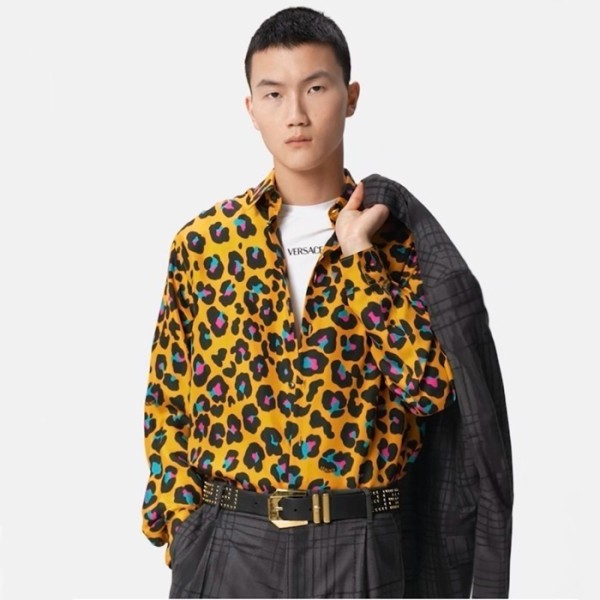 ❤베르사체 남성 옐로우 셔츠 - Versace Mens Yellow Shirts - vec569x