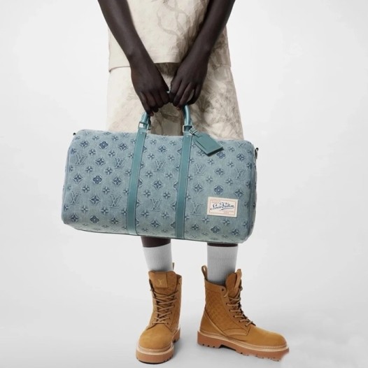 ★루이비통 남성 데님 키폴 반둘리에 50 M22532 - Louis vuitton Mens Keepall Bandoulire 50 - lvb1772x