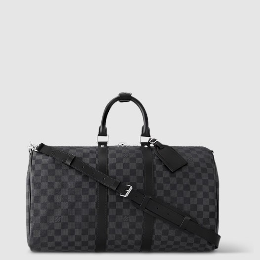 ★루이비통 남성 다미에 그라파이트 키폴 반둘리에 45 N41418 - Louis vuitton Mens Damier Keepall - lvb1790x