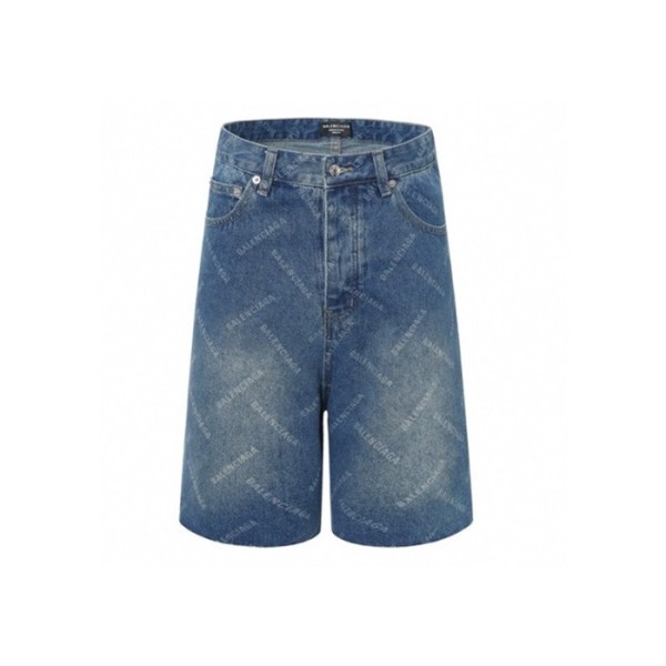 ❤발렌시아가 남성 블루 반바지 - Balenciaga Mens Blue Half-pants - bac642x