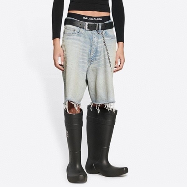 ❤발렌시아가 남성 블루 반바지 - Balenciaga Mens Blue Half-pants - bac645x