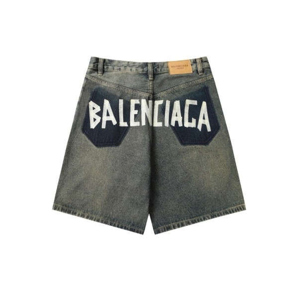 ❤발렌시아가 남성 블루 반바지 - Balenciaga Mens Blue Half-pants - bac675x