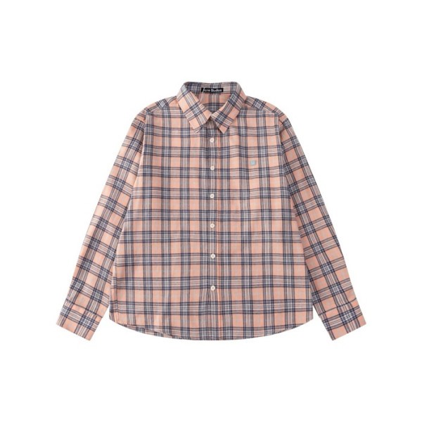 ❤아크네 남/녀 핑크 체크 셔츠 - Acne Studios Unisex Pink Shirts - acn679x