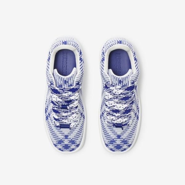 ❤버버리 남/녀 블루 스니커즈 - Burberry Unisex Blue Sneakers - bus641x