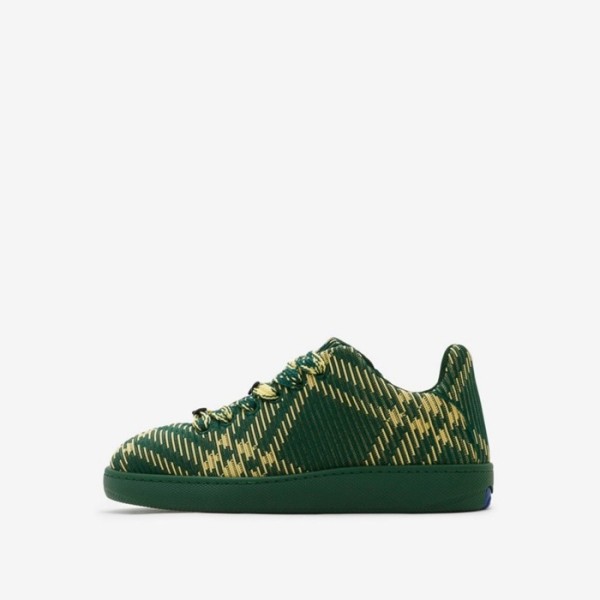 ❤버버리 남/녀 그린 스니커즈 - Burberry Unisex Green Sneakers - bus650x