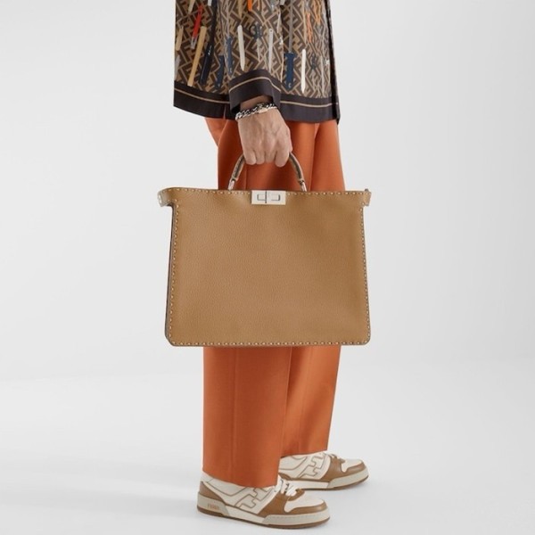 ❤펜디 남성 매치 카멜 로우탑 스니커즈 - Fendi Mens Camel Sneakers - fes651x