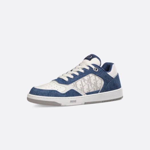 ❤디올 남/녀 블루 로우탑 스니커즈 - Dior Unisex Blue Sneakers - dis654x