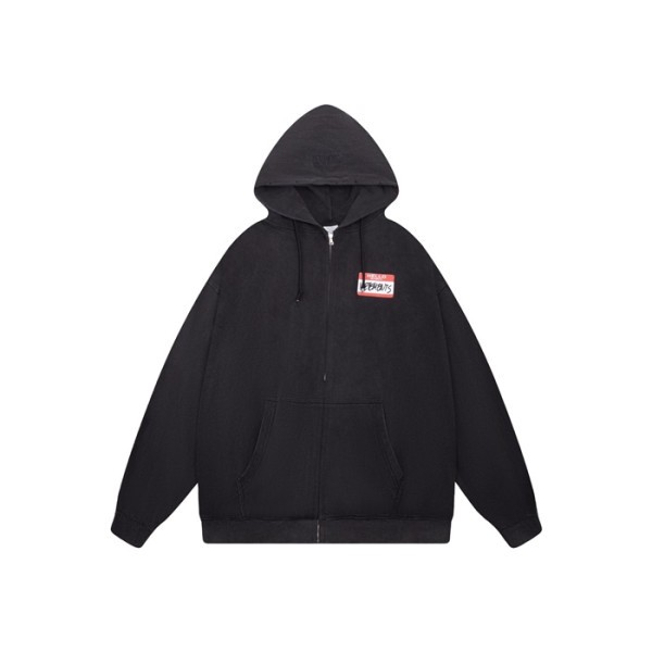 ❤베트멍 남성 집업 후드티 - Vetements Mens Zip-up Hooded - vec812x