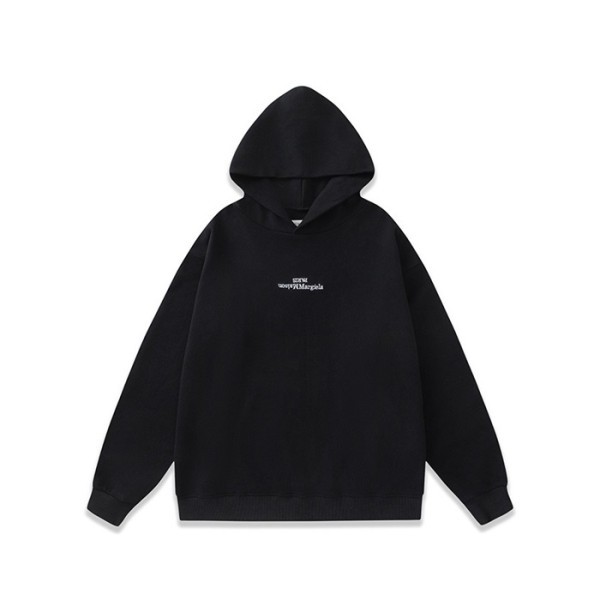 ❤메종 마르지엘라 남성 블랙 후드티 - Maison margiela Mens Black Hoodie - mac815x