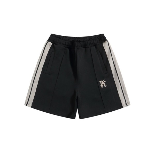 ❤팜 엔젤스 남성 블랙 반바지 - Palm Angels Mens Black Half-pants - pac838x