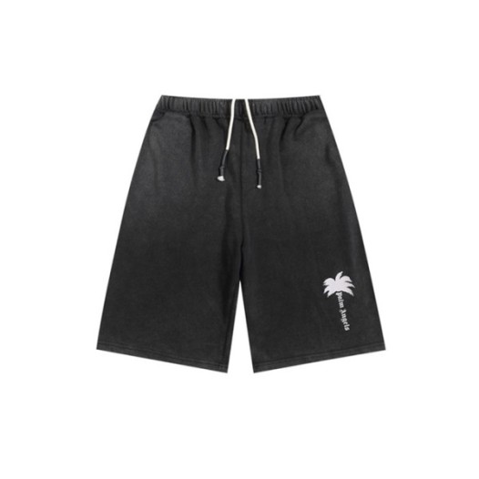 ❤팜 엔젤스 남성 블랙 반바지 - Palm Angels Mens Black Half-pants - pac848x