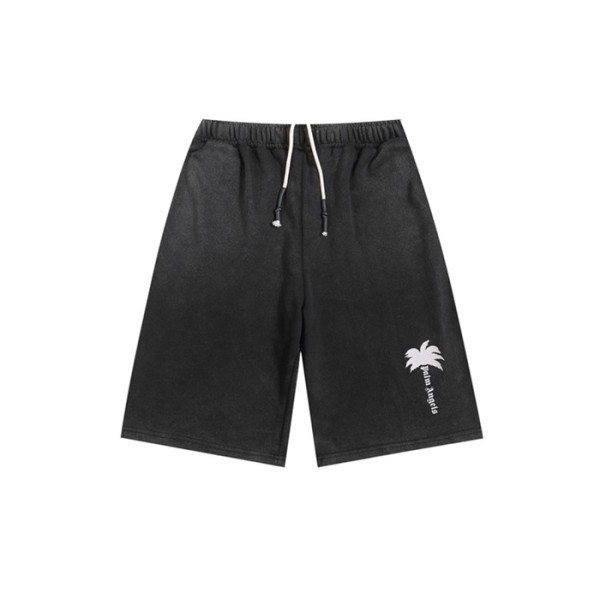 ❤팜 엔젤스 남성 블랙 반바지 - Palm Angels Mens Black Half-pants - pac848x