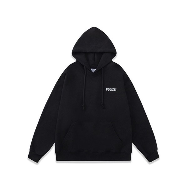 ❤베트멍 남/녀 블랙 후드티 - Vetements Unisex Black Hoodie - vec858x