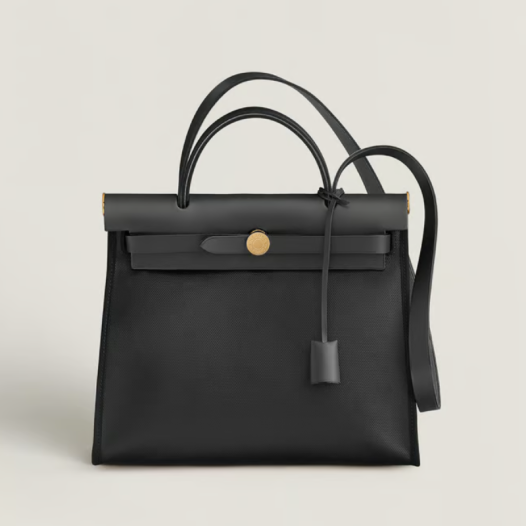 매장판 에르메스 여성 에르백 Zip 31 백 Noir Écru - Hermes Womens Herbag Zip 31 Bag