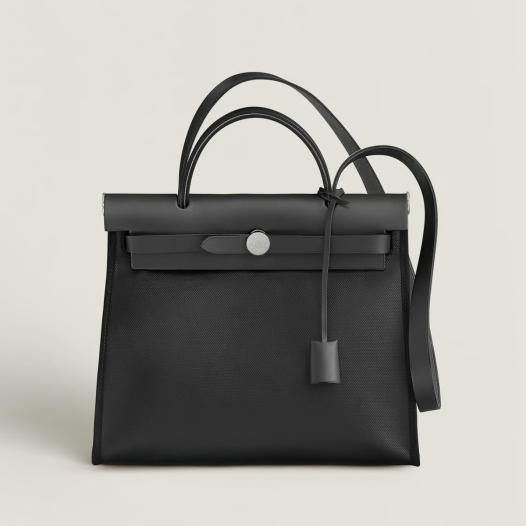 매장판 에르메스 여성 에르백 Zip 31 백 Noir Écru - Hermes Womens Herbag Zip 31 Bag