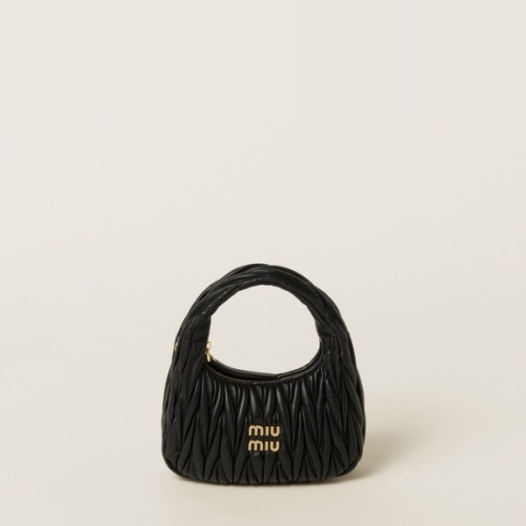 ❤미우미우 여성 완더 마테라쎄 호보 백 - Miumiu Womens Wander Matelasse Hobo Bag - mib1976x
