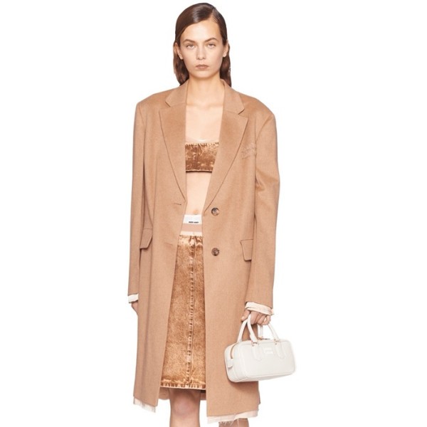 ❤미우미우 여성 화이트 아르카디 볼링백 - Miumiu Womens Arcadie Bag - mib1984x