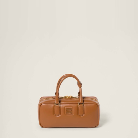 ❤미우미우 여성 탄 아르카디 볼링백 - Miumiu Womens Arcadie Bag - mib1988x