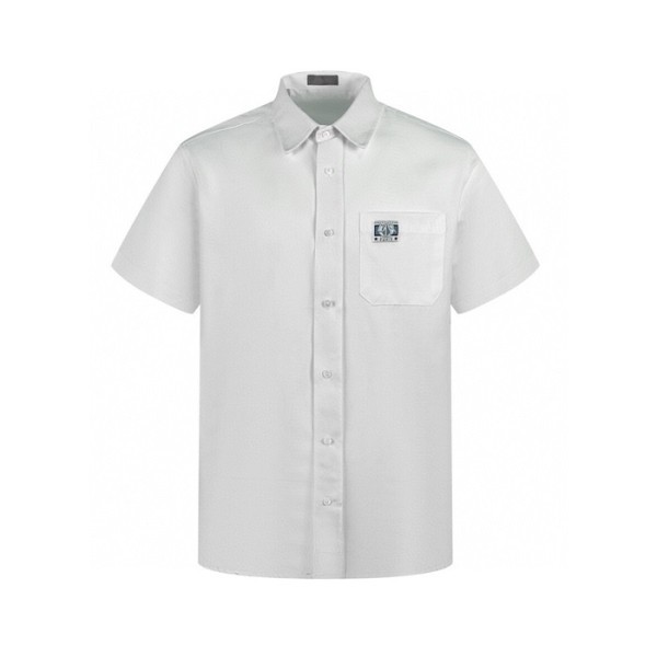 ❤디올 남성 화이트 반팔 셔츠 - Dior Mens White Shirts - dic871x