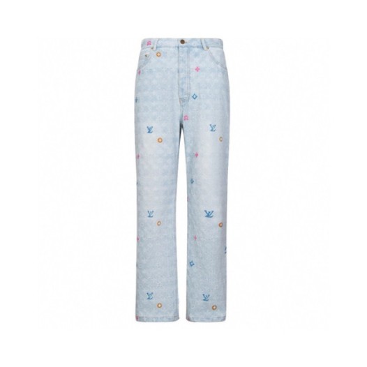 ❤루이비통 남성 블루 청바지 - Louis vuitton Mens Blue Jeans - lvc880x