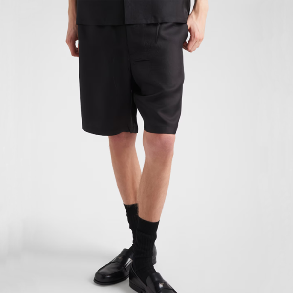 ❤프라다 남성 블랙 반바지 - Prada Mens Black Half-pants - prc876x