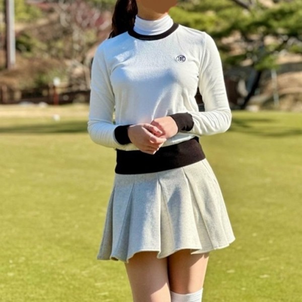 ❤[G/FORE] 지포어 여성 에센셜 라운드넥 스웨터 - gol58x