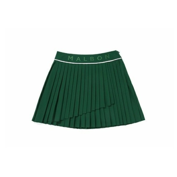 ❤[MALBON] 말본 여성 Double 플리츠 스커트 - gol80x