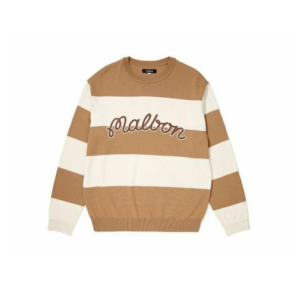 ❤[MALBON] 말본 남성 럭비 스웨터 - gol113x