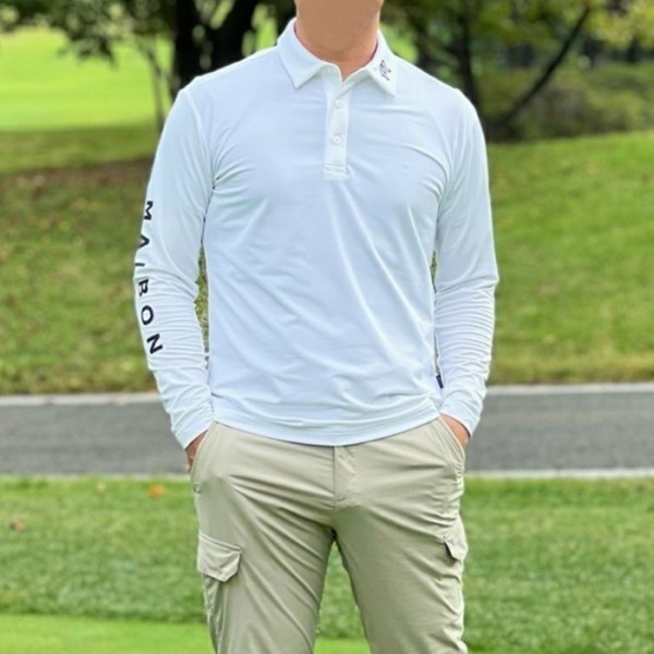 ❤[MALBON] 말본 남성 하이브리드 폴로 티셔츠 - gol123x
