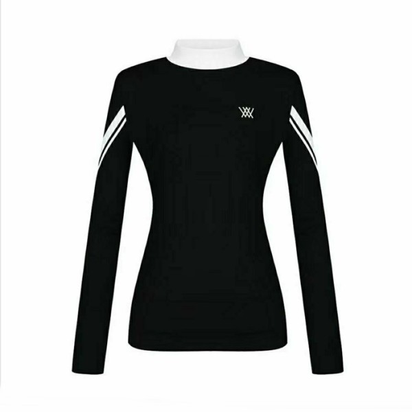 ❤[ANEWGOLF] 어뉴골프 여성 하프 넥 티셔츠 - gol128x