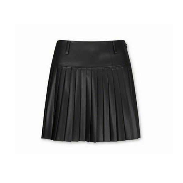 ❤[G/FORE] 지포어 여성 비건 레더 플리츠 스커트 - gol134x