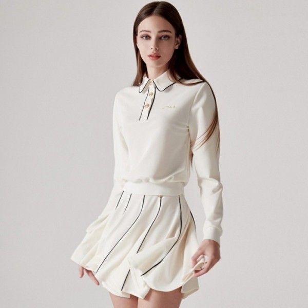 ❤[UTAA] 유타 여성 두카트 앵글 라인 풀오버 티셔츠 - gol150x